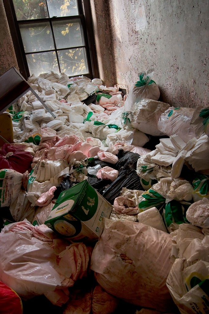 Diaper Room - Photo of the Abandoned Norwich State Hospital